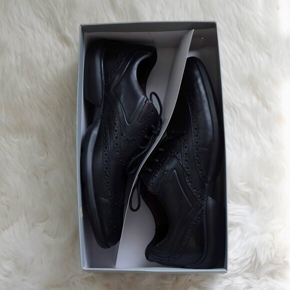 Rockport NEW Men's Total Motion Advance Wingtip Oxford Leather Black CH9690 9.5M - Picture 11 of 15